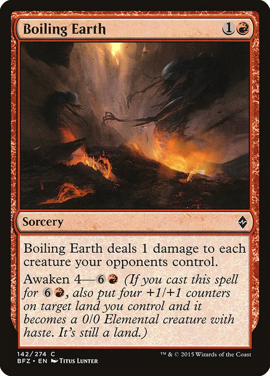 Boiling Earth [BFZ - 142]