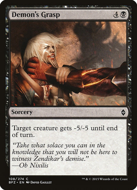 Demon's Grasp [BFZ - 108]