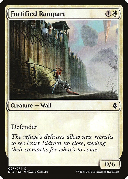 Fortified Rampart [BFZ - 27]