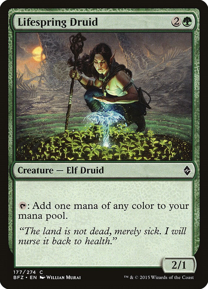 Lifespring Druid [BFZ - 177]