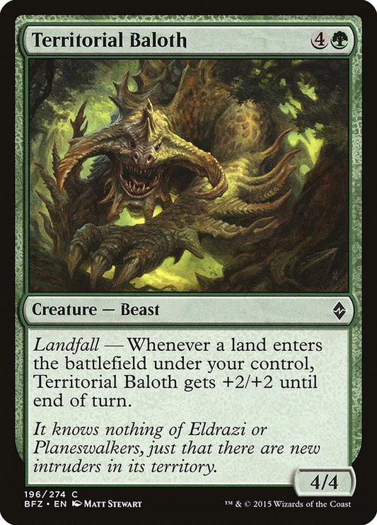 Territorial Baloth [BFZ - 196]