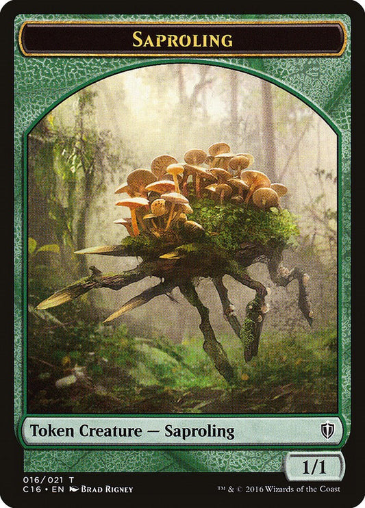 Saproling (016) // Spirit (006) Double-Sided Token