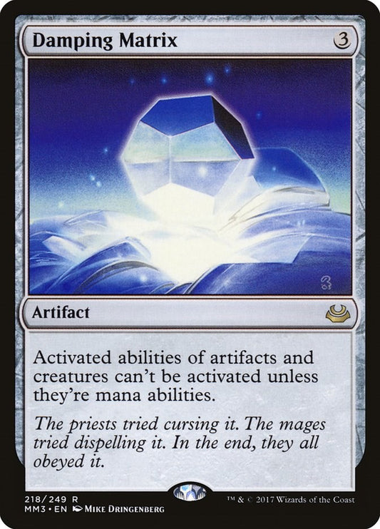 Damping Matrix [MM3 - 218]