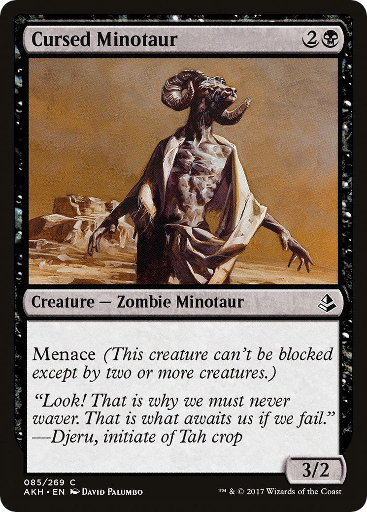 Cursed Minotaur [AKH - 85]