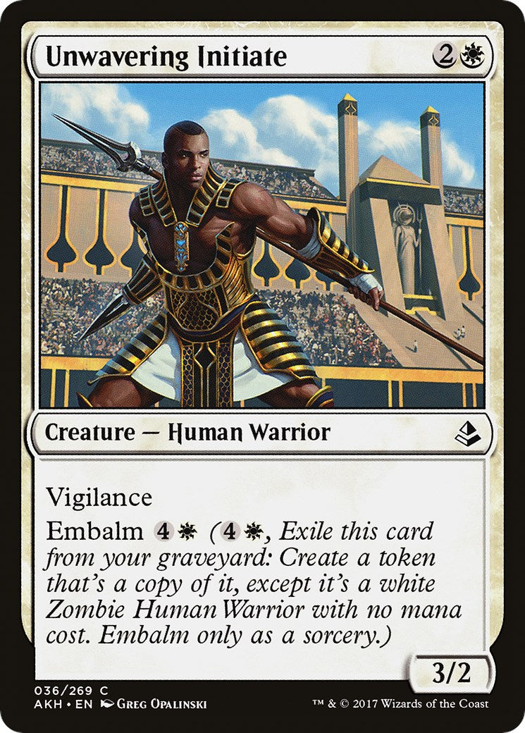 Unwavering Initiate [AKH - 36]