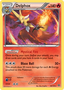 Delphox - 26/146 (XY Base Set)