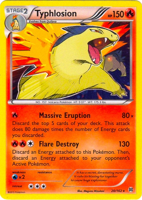 Typhlosion - 20/162 (Cosmos Holo)