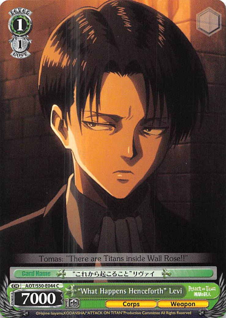 "What Happens Henceforth" Levi