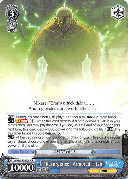 "Resurgence" Armored Titan