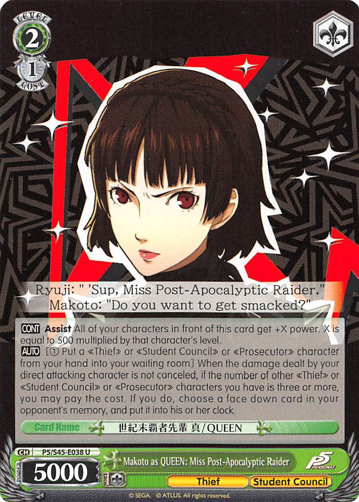 Makoto as QUEEN: Miss Post-Apocalyptic Raider [P5/S45 - P5/S45-E038 U]