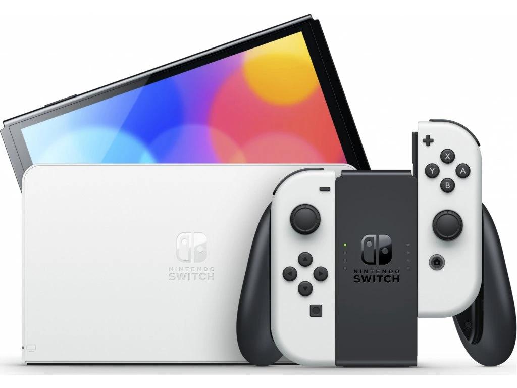 Nintendo Switch OLED with White Joy-Con