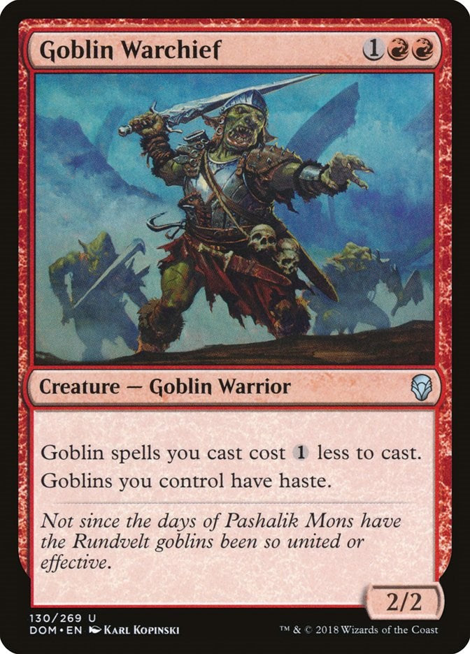 Goblin Warchief [DOM - 130]