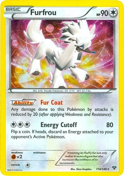 Furfrou - 114/146 (Cosmos Holo)