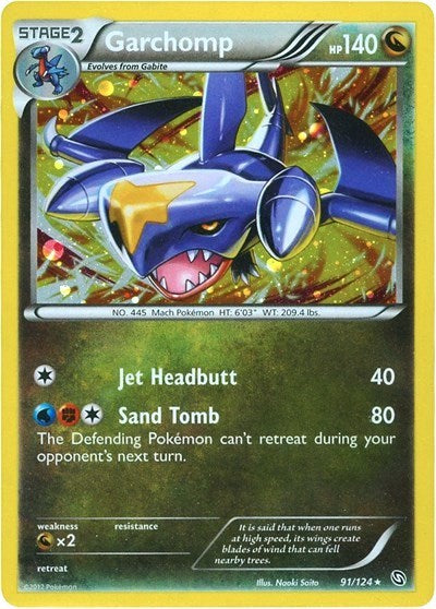 Garchomp - 91/124 (Cosmos Holo)