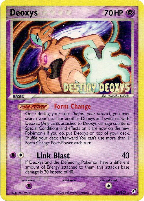 Deoxys (Normal Forme) - 16/107 (Movie Promo)