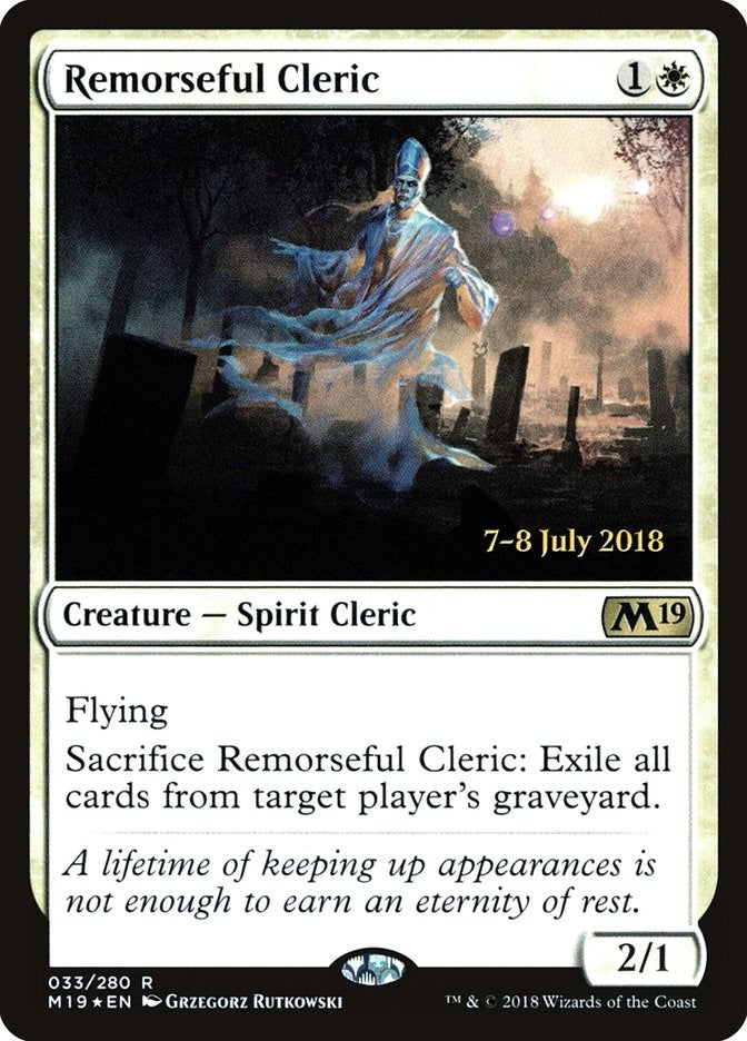 Remorseful Cleric [PRE - 33]