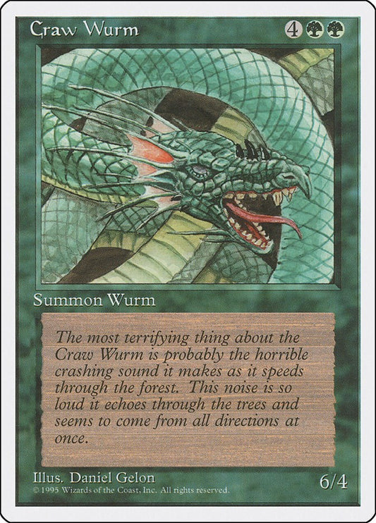 Craw Wurm [4ED - N/A]