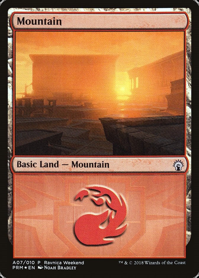 Mountain - Boros (A07) [LARP - 7]