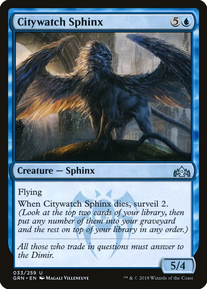 Citywatch Sphinx [GRN - 33]