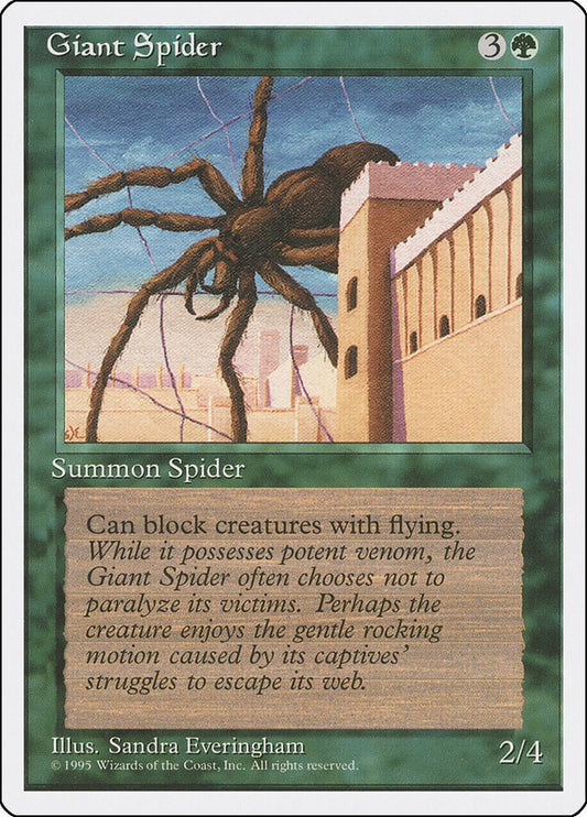 Giant Spider [4ED - N/A]