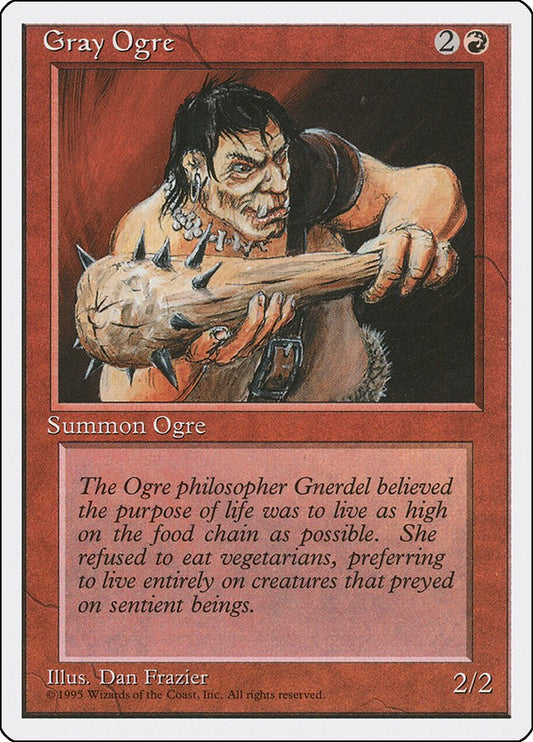 Gray Ogre [4ED - N/A]