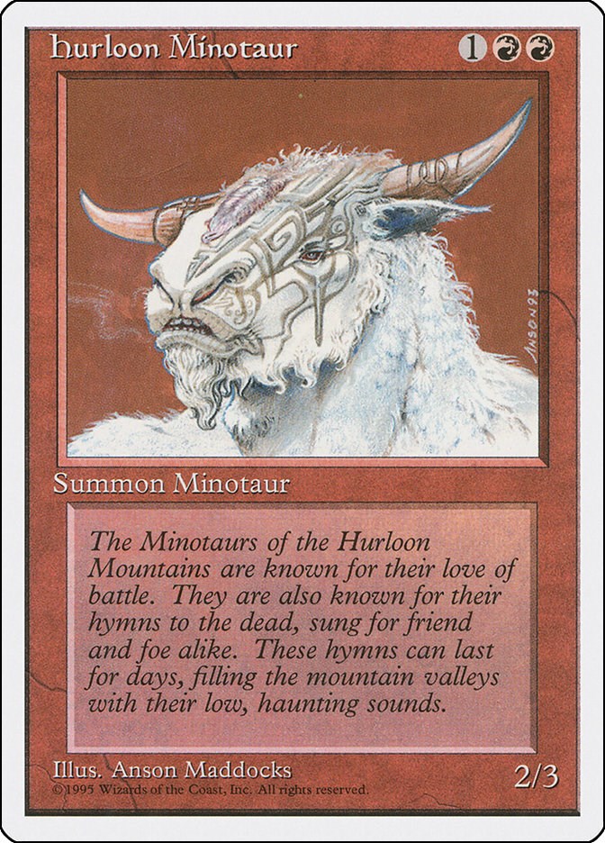 Hurloon Minotaur [4ED - N/A]