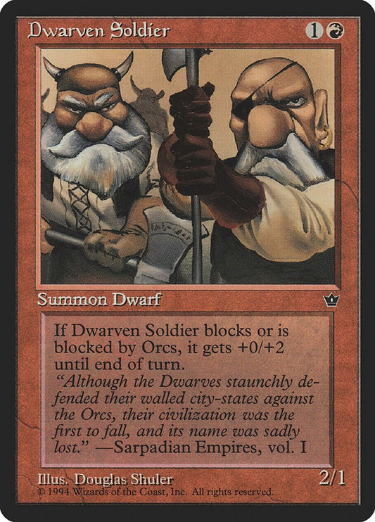 Dwarven Soldier (Shuler)