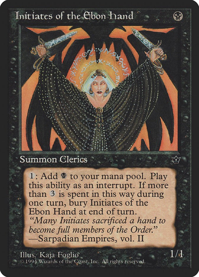 Initiates of the Ebon Hand (Foglio)