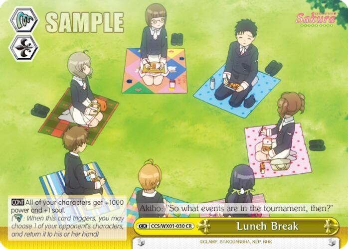 Lunch Break [CCS/WX01 - CCS/WX01-030 CR]