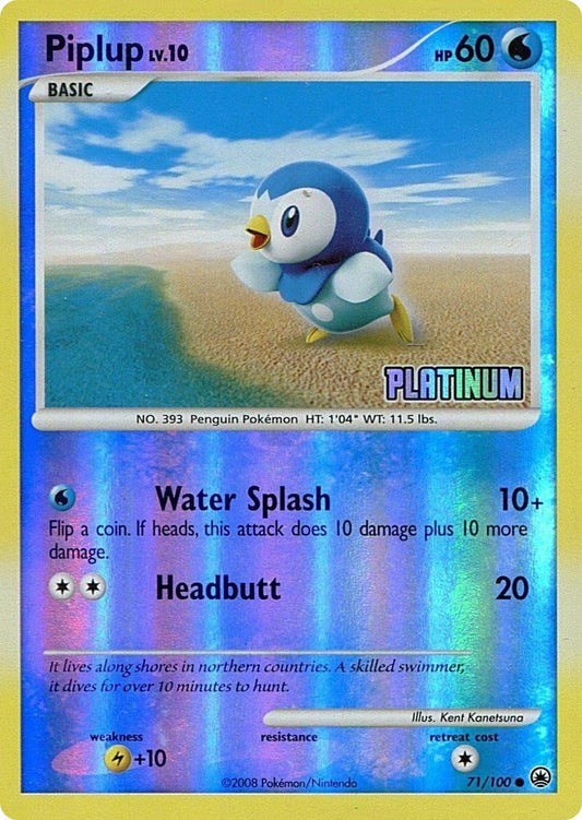 Piplup - 71/100 [Platinum] [BKP - 071/100]