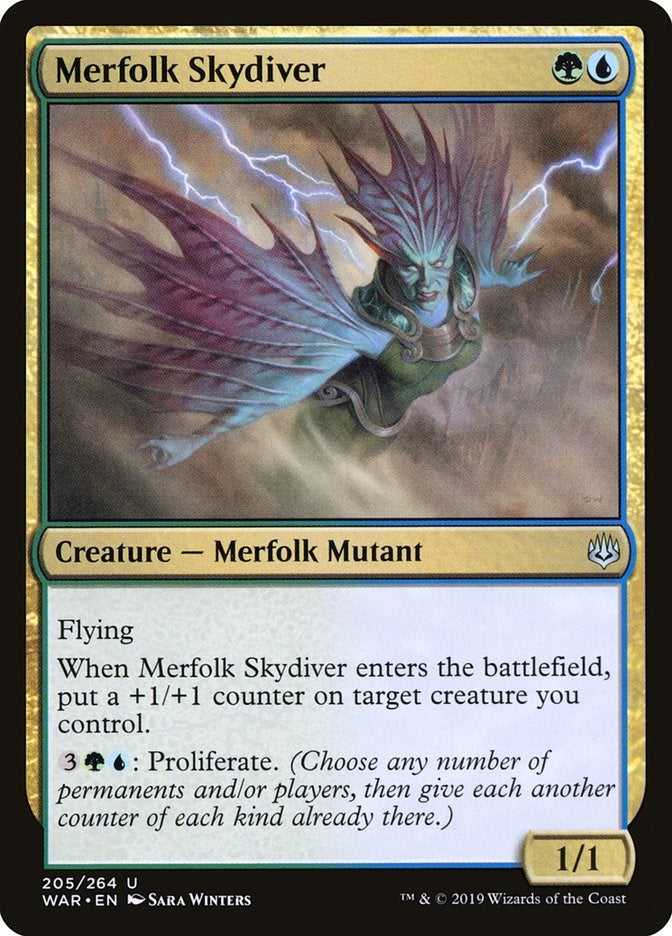 Merfolk Skydiver [WAR - 205]