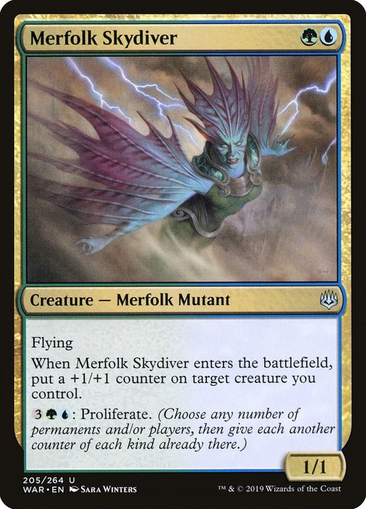 Merfolk Skydiver [WAR - 205]