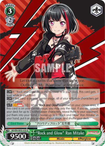 "Rock and Glow" Ran Mitake