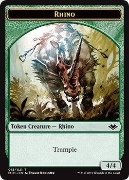 Rhino // Spirit Double-Sided Token