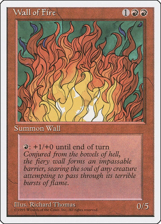 Wall of Fire [4ED - N/A]