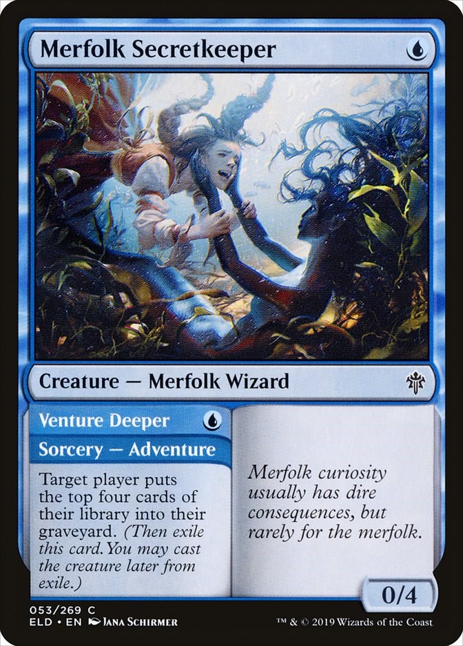 Merfolk Secretkeeper [ELD - 53]