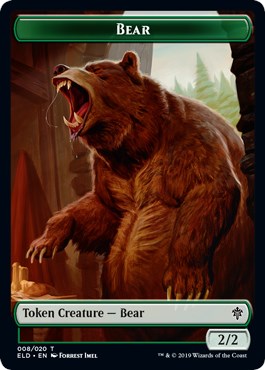 Bear // Food (018) Double-Sided Token