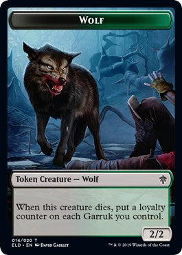 Wolf // Food (017) Double-Sided Token