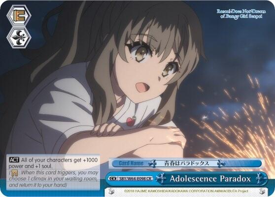 Adolescence Paradox [SBY/W64 - SBY/W64-E098 CR]