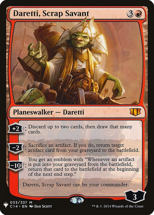 Daretti, Scrap Savant (C14) [LIST - 33]