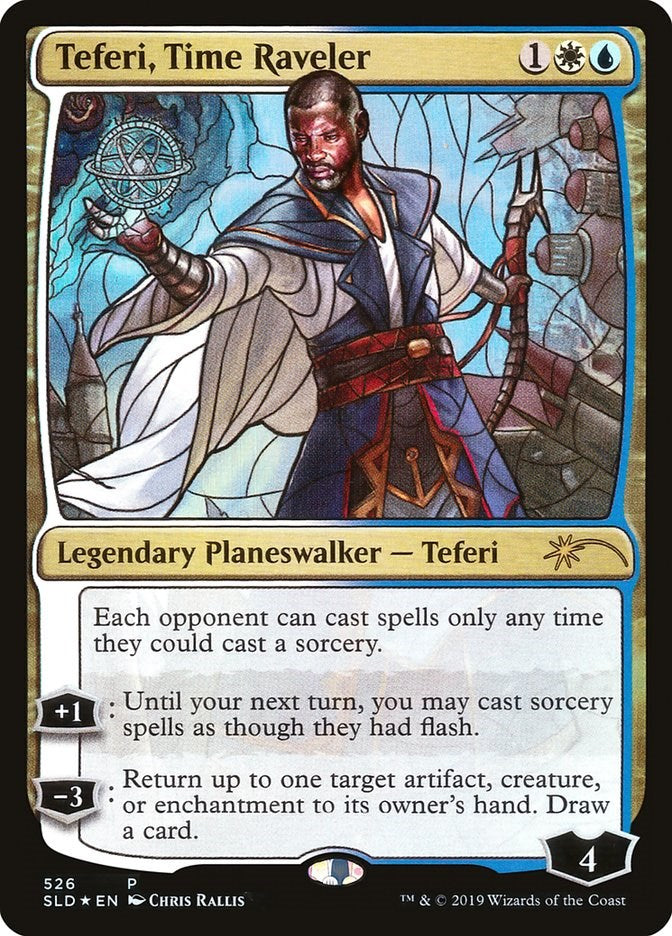 Teferi, Time Raveler (Stained Glass)