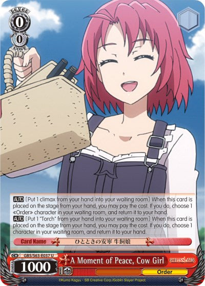 A Moment of Peace, Cow Girl