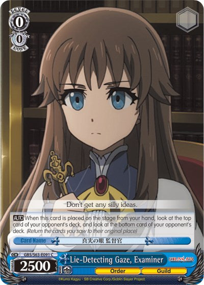 Lie-Detecting Gaze, Examiner