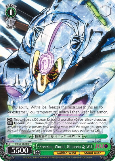 Freezing World, Ghiaccio & W.I
