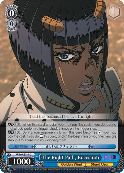The Right Path, Bucciarati