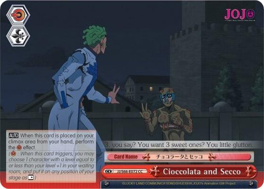 Cioccolata and Secco