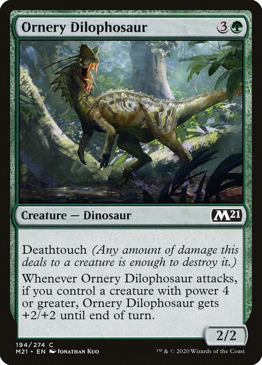 Ornery Dilophosaur [M21 - 194]