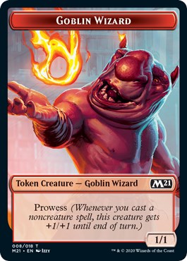 Goblin Wizard // Weird Double-Sided Token
