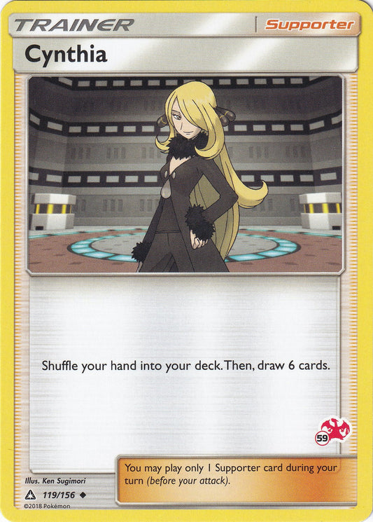 Cynthia - 119/156 (#59 Charizard Stamped)