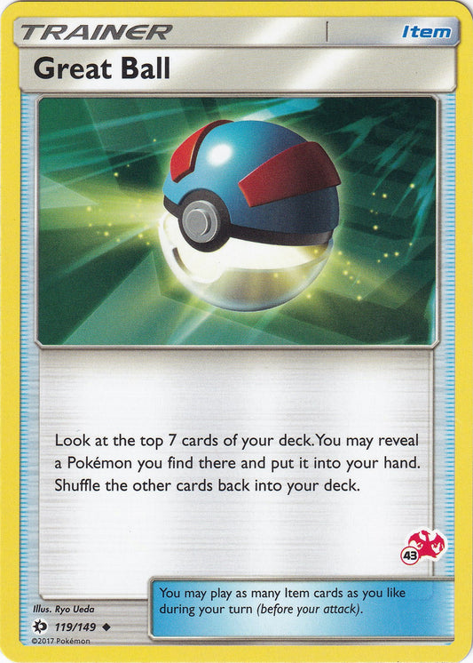 Great Ball - 119/149 (#43 Charizard Stamped)